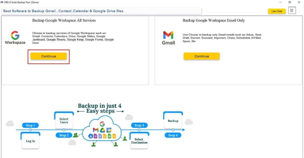 Migrate from Google Workspace to Gmail