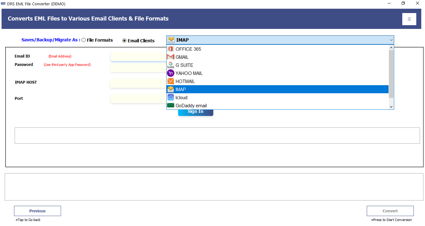 How to Import EML to IMAP?Simple Steps