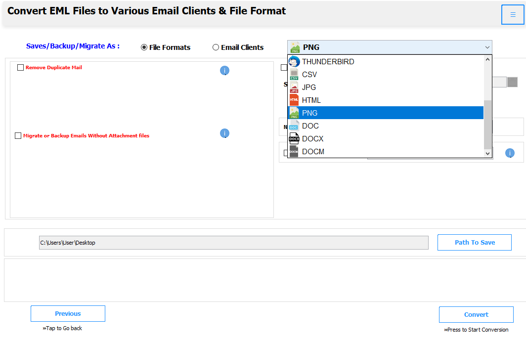 Best Method to Convert EML Files to PNG
