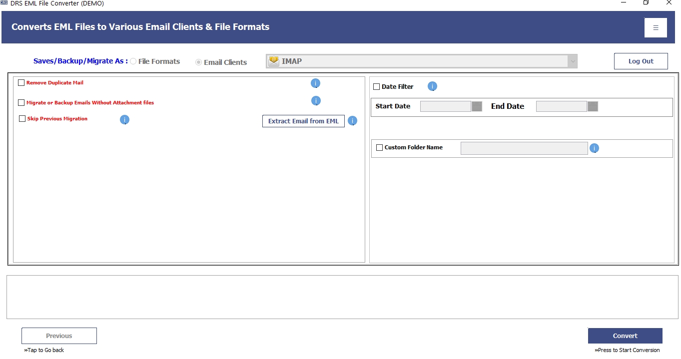 How to Import EML to IMAP?Simple Steps
