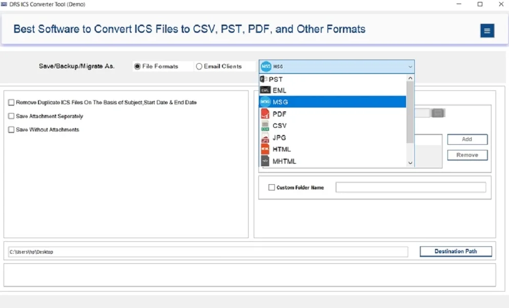 Convert ICS to MSG Without Data Loss: Complete Tutorial