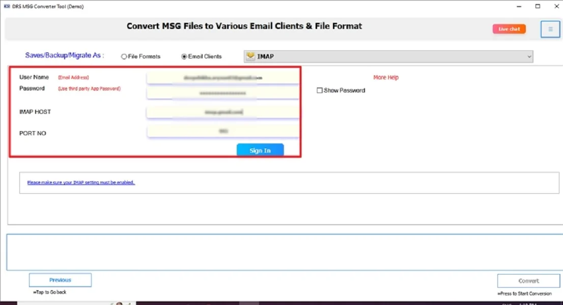 Import MSG to IMAP Server: Easy and Effective Way