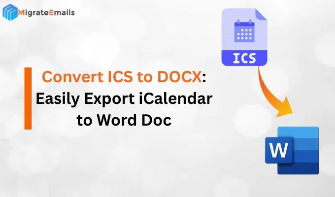 Convert ICS to DOCX: Easily Export iCalendar to Word Doc