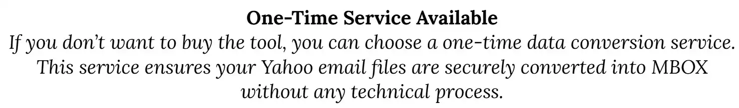 How to Export Yahoo Emails to MBOX: With Attachments