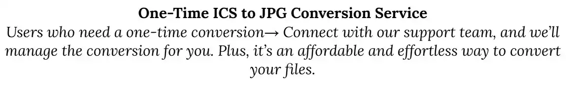 Quickly Convert ICS to JPG Format on Mac and Windows