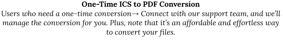 Convert ICS to PDF on Windows/Mac Without Losing Data