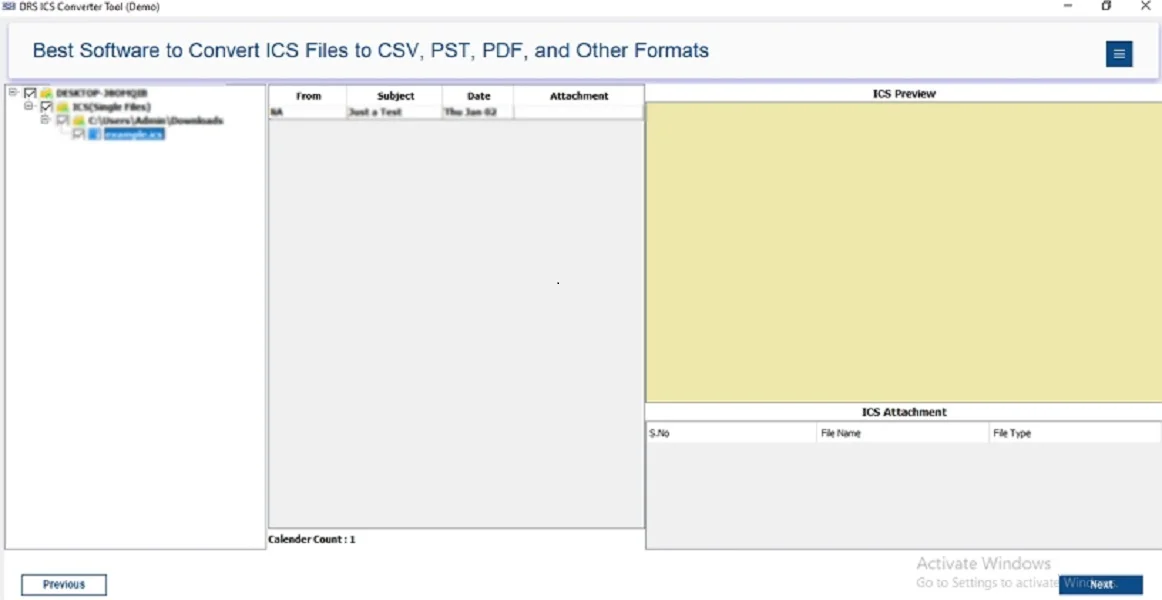 Convert ICS to PDF on Windows/Mac Without Losing Data