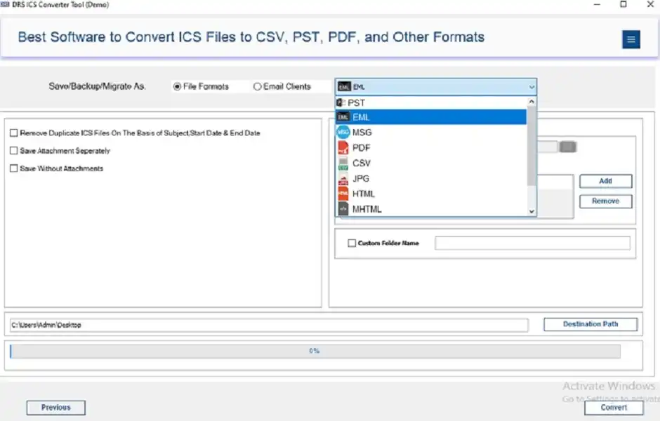 Convert ICS to EML on Windows & Mac: Step-by-Step Guide