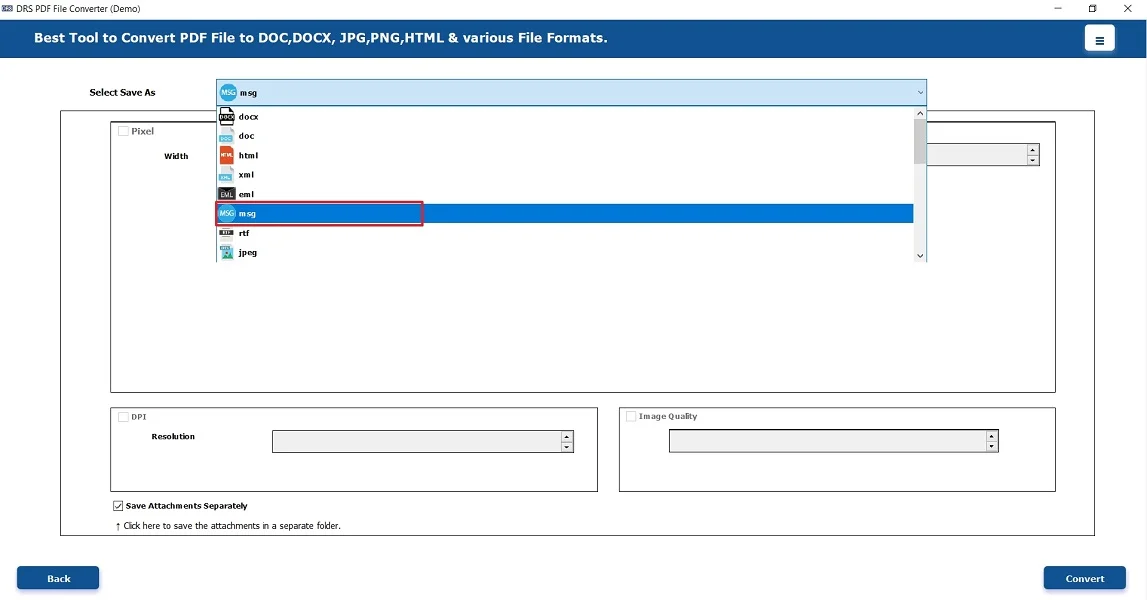 Convert PDF to MSG Format: Change PDF Files to MSG Easily