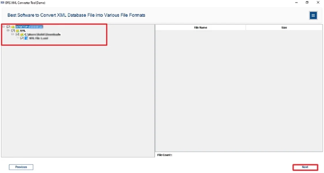 Convert XML to XLSX