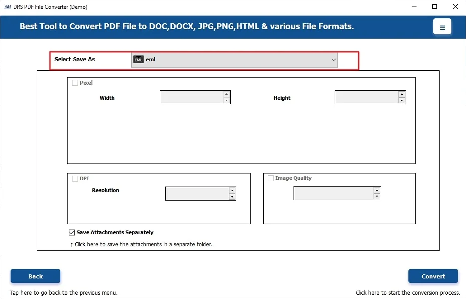 Convert PDF to EML: Export PDF Files into EML Instantly