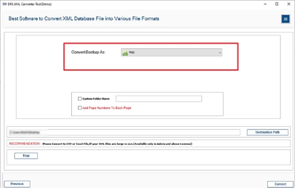 Convert XML to PNG Quickly Without Losing Any Data