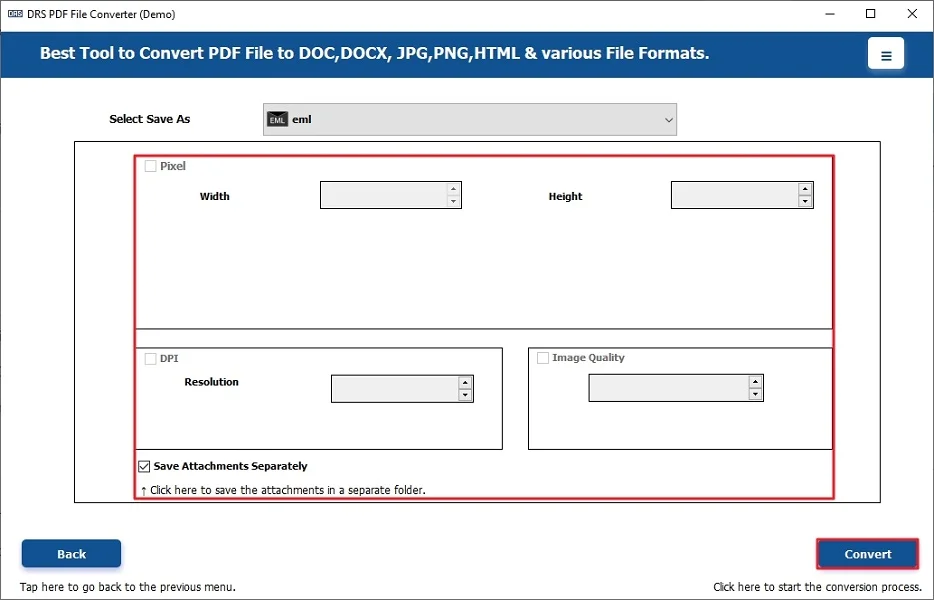 Convert PDF to EML: Export PDF Files into EML Instantly