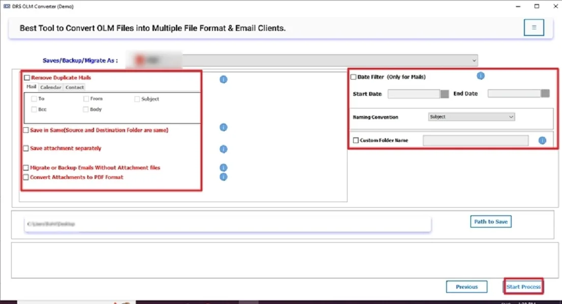 Convert OLM File to HTML