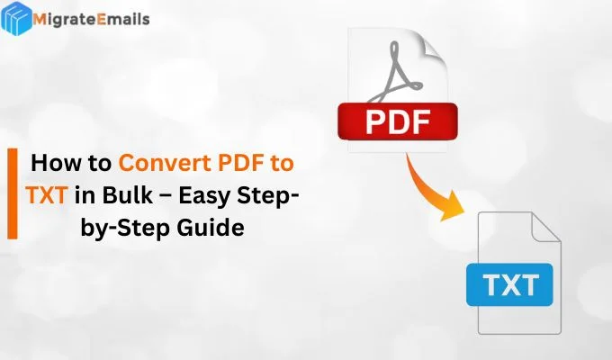 How to Convert PDF to TXT in Bulk – Easy Step-by-Step Guide