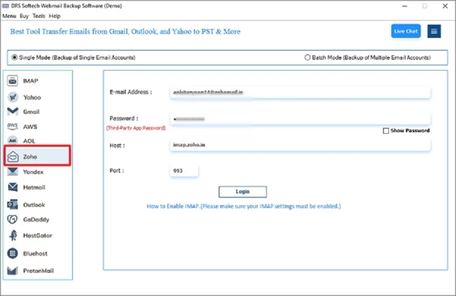 Migrate Zoho to Yahoo Mail Easily in Just 5 Minutes