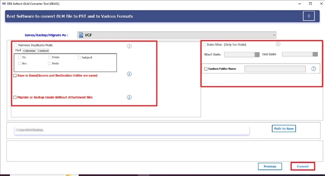 Convert OLM to VCF Safely Without Data Corruption