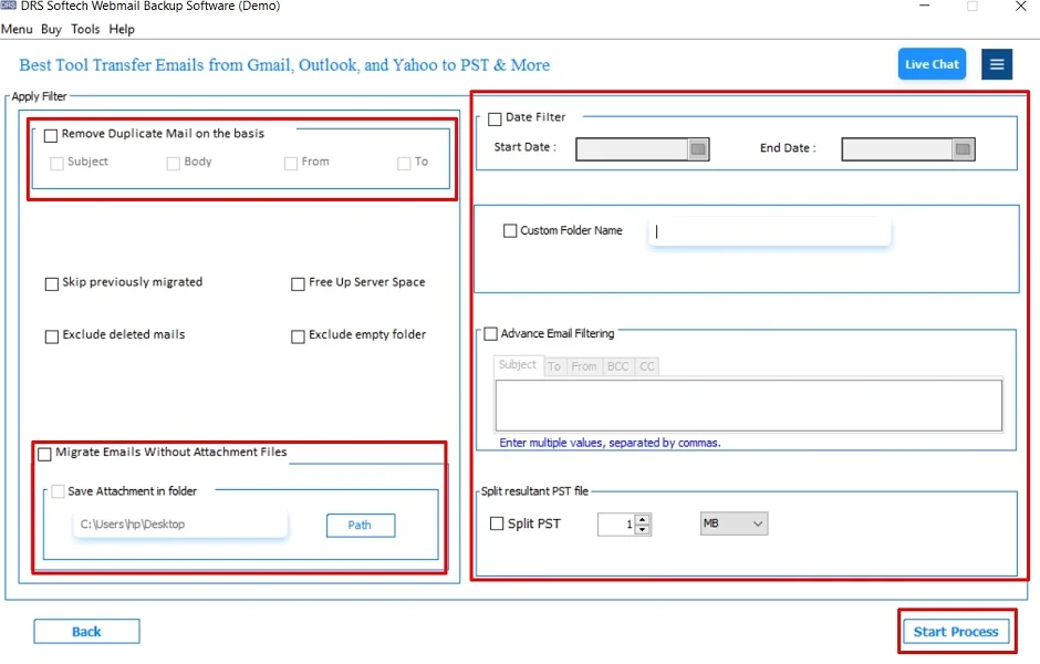 Export AOL Email Folders to Hard Drive on Mac and Windows