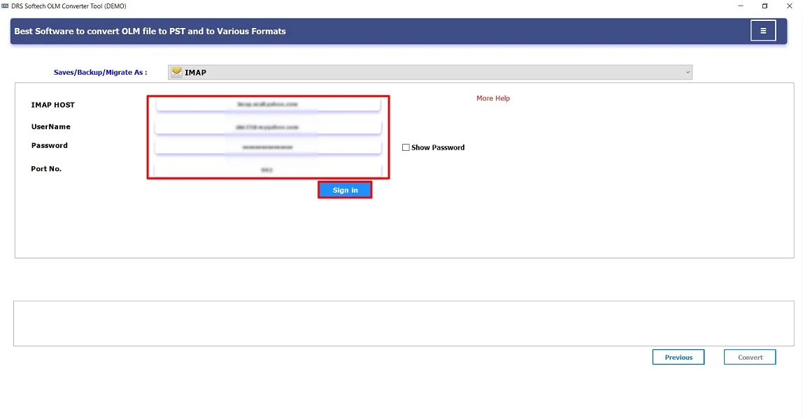 Import OLM to IMAP – Easily Transfer Emails on Windows & Mac