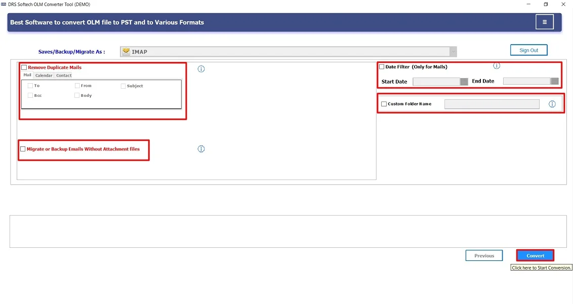 Import OLM to IMAP – Easily Transfer Emails on Windows & Mac