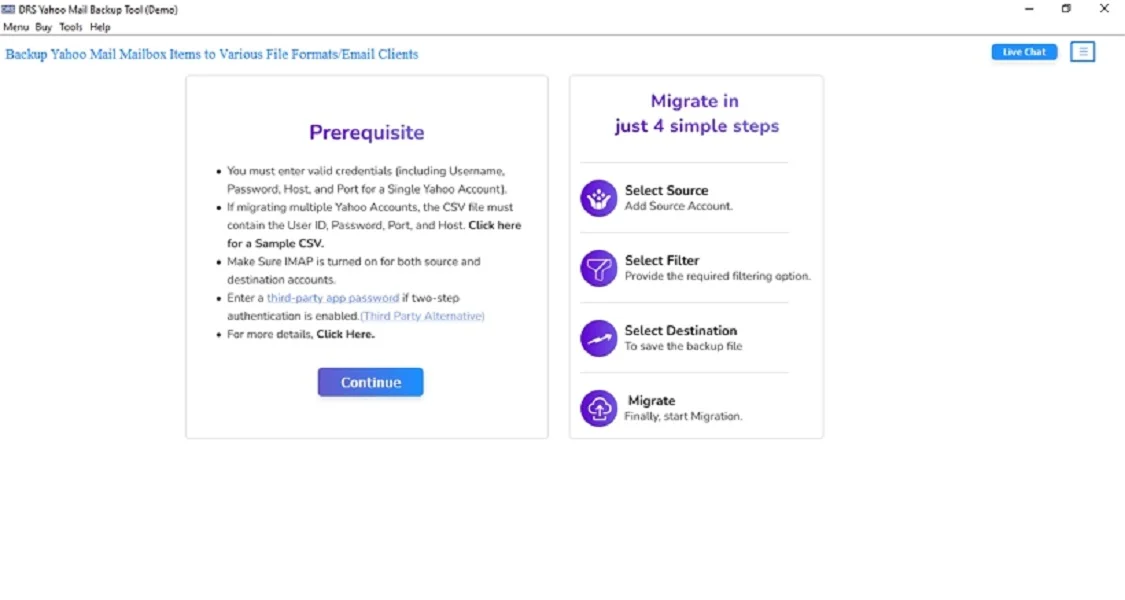 Export Yahoo Mail to Word
