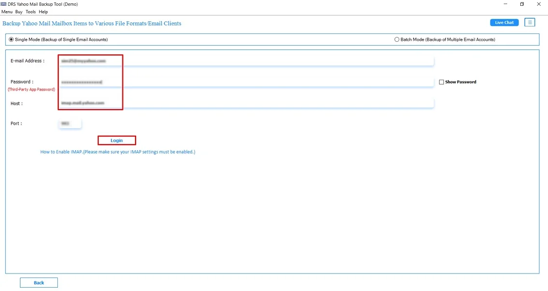 Export Yahoo Mail to MSG with Automated Utility