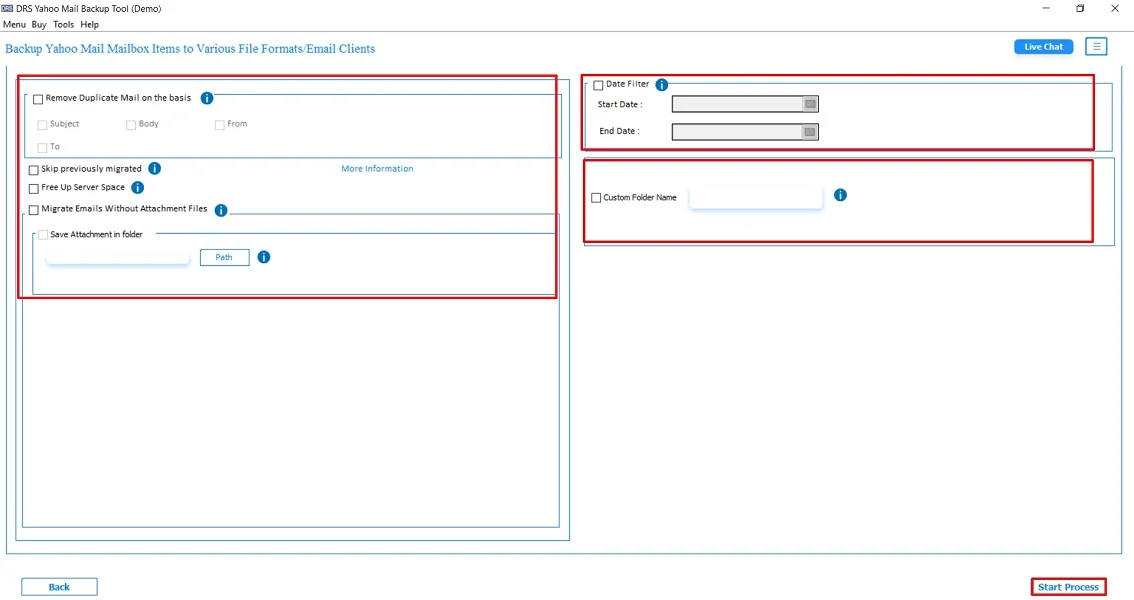 Export Yahoo Mail to MSG with Automated Utility