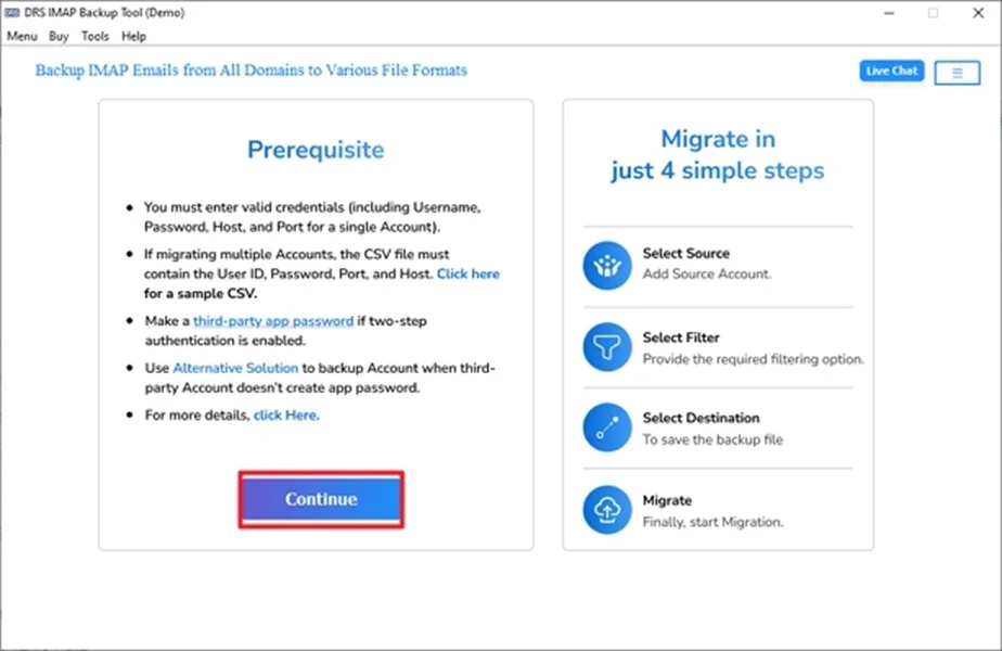  Convert IMAP Emails to PDF
