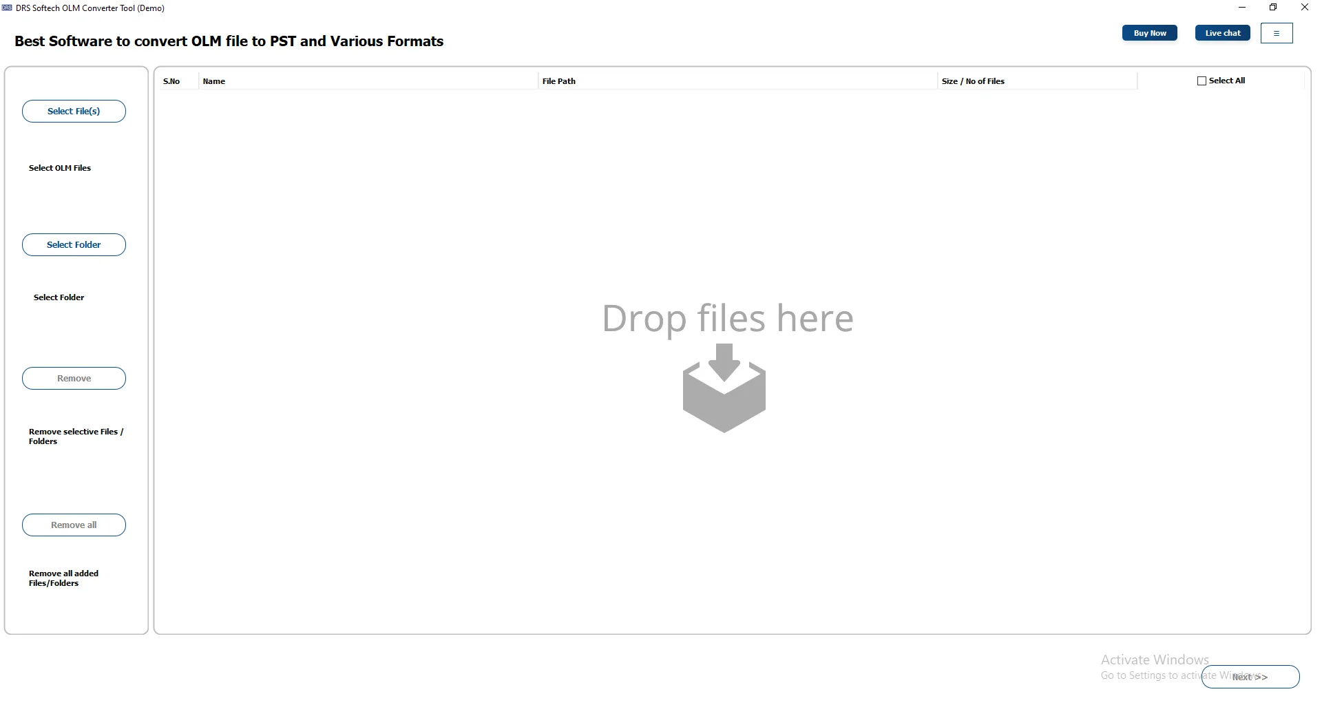 Download and install the OLM Converter