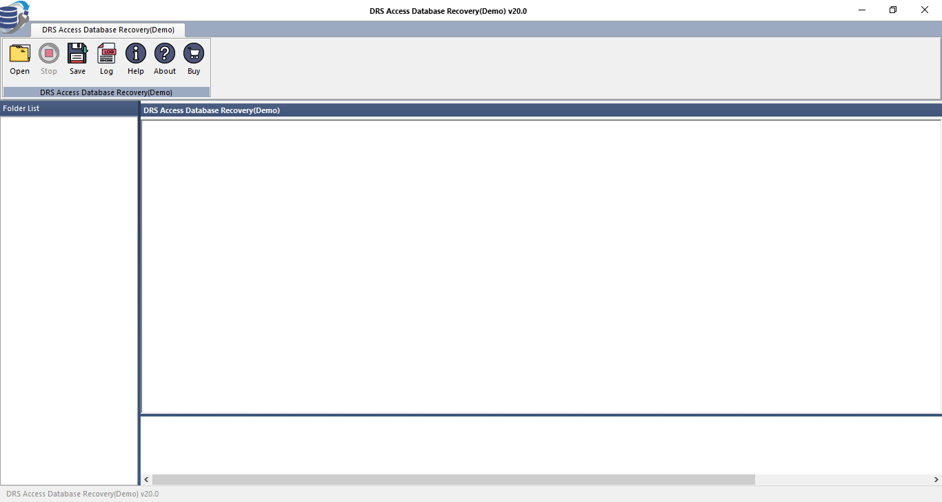 MigrateEmails Access Database Recovery Tool Screenshot