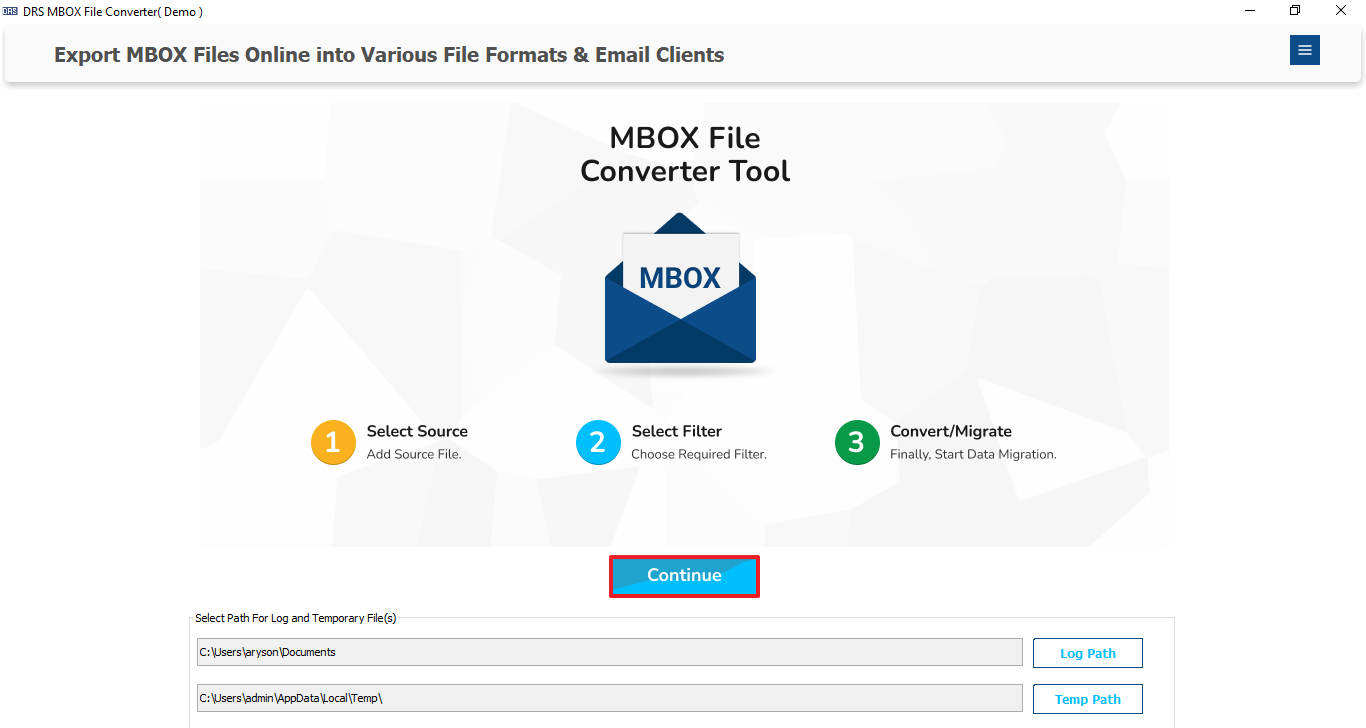 MBOX Migrator, MBOX File Migrator, MBOX Converter Tool, Convert MBOX to PST, MBOX Exporter